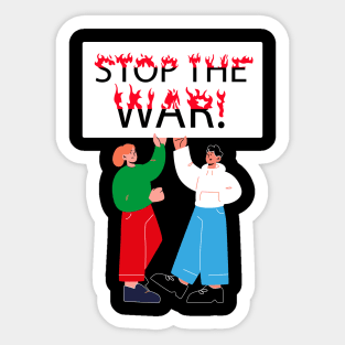 Stop the war! Sticker